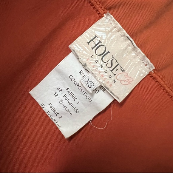 HOUSE OF CB Mawi Terracotta Rust Bikini Set XS - Picture 11 of 14